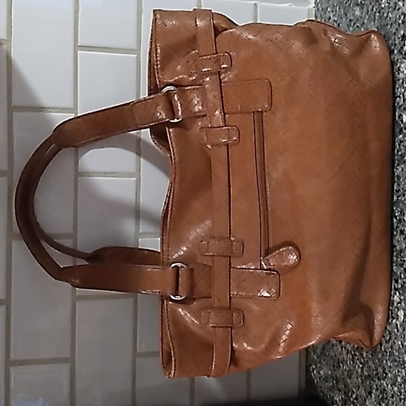 Worthington Brown Faux Leather Large Hand/Shoulder Bag. - Picture 6 of 15